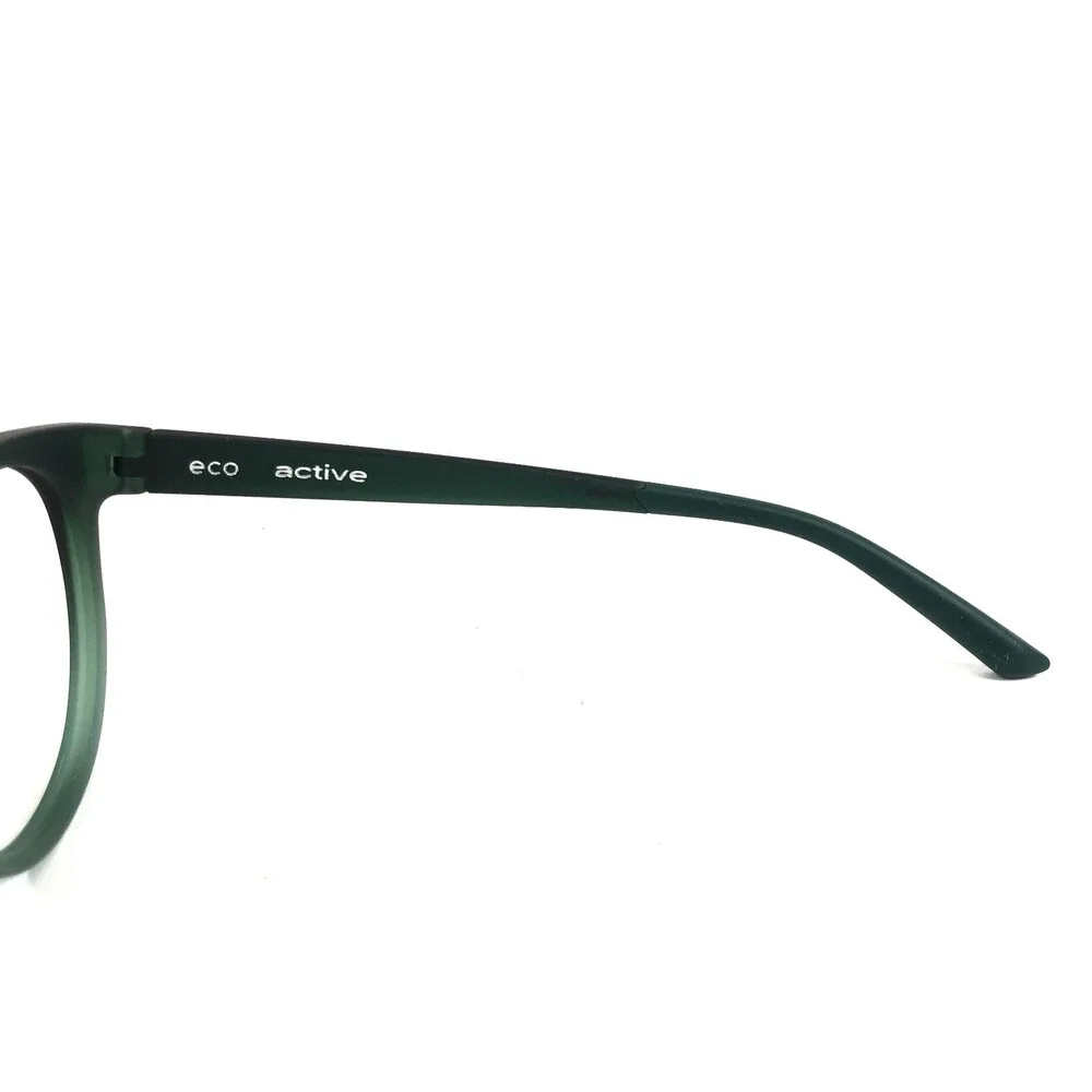 Eco Active Eyeglasses Frames BRUCE GRNGT Green Gradient Round Full Rim 52-22-143